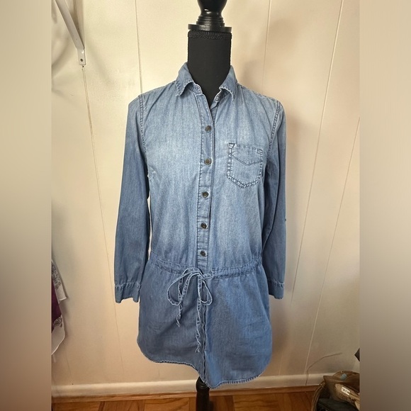 Gap Denim Women’s Drawstring Tunic Size Small - Picture 3 of 14